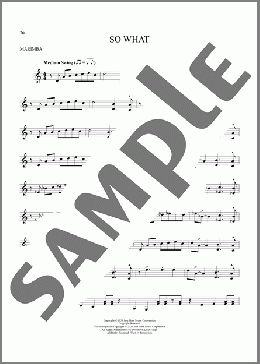 So What(Miles Davis) 楽譜 その他 ダウンロード