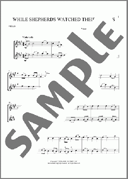 While Shepherds Watched Their Flocks(Nahum Tate/George Frideric Handel) 楽譜 その他 ダウンロード