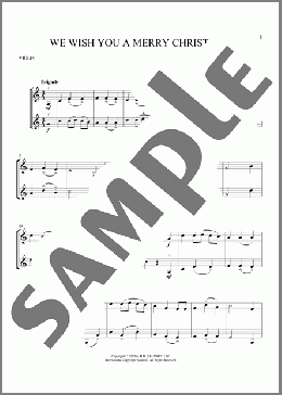 We Wish You A Merry Christmas(Traditional English Folksong) 楽譜 その他 ダウンロード
