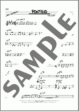 Ponteio(Jose Carbos Capinan) 楽譜 その他 ダウンロード