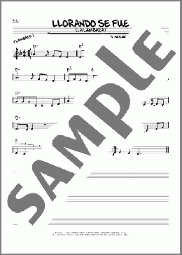 Llorando Se Fue (La Lambada)(Gonzalo Hermosa/Ulises Hermosa) 楽譜 その他 ダウンロード