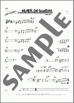 Never On Sunday(Billy Towne/Manos Hadjidakis) 楽譜 その他 ダウンロード