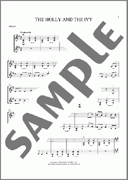 The Holly And The Ivy(18th Century English Carol) 楽譜 その他 ダウンロード