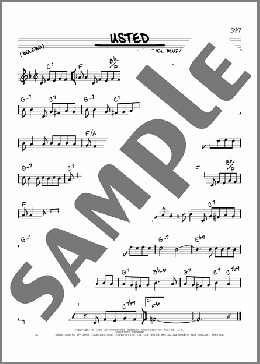 Usted(Gabriel Ruiz/Jose Antonio Zorrilla) 楽譜 その他 ダウンロード