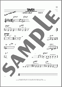 Dindi(Ray Gilbert/Antonio Carlos Jobim/Aloysio de Oliveira) 楽譜 その他 ダウンロード