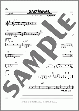 Castigame(Rafael P. Botija) 楽譜 その他 ダウンロード