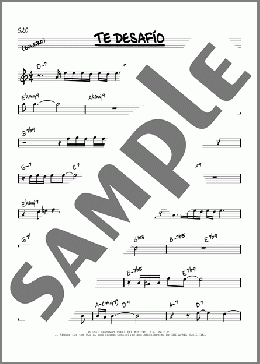 Te Desafio(Tito Puente) 楽譜 その他 ダウンロード