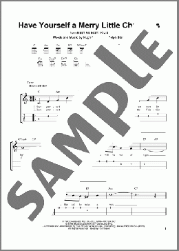 Have Yourself A Merry Little Christmas(Hugh Martin/Ralph Blane) 楽譜 その他 ダウンロード