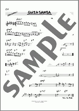Ginza Samba(Vince Guaraldi) 楽譜 その他 ダウンロード