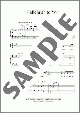 Hallelujah To You (arr. Jim Hammerly)(David M. Edwards and Regi Stone) 楽譜 ピアノ & ボーカル ダウンロード