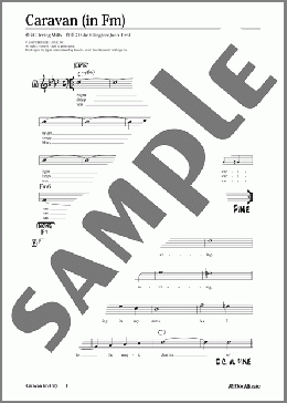 Caravan (in Fm / 原曲キー)(Duke Ellington/Juan Tizol) 楽譜 メロディ 中級 ダウンロード