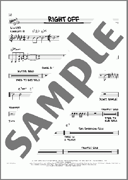Right Off(Miles Davis) 楽譜 その他 ダウンロード