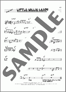 Little Willie Leaps(Miles Davis) 楽譜 その他 ダウンロード