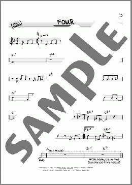 Four(Miles Davis/John Coltrane) 楽譜 その他 ダウンロード