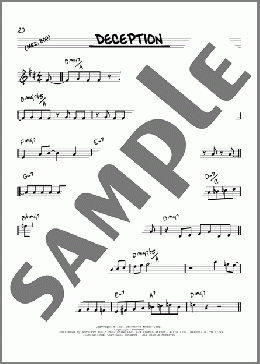 Deception(Miles Davis) 楽譜 その他 ダウンロード