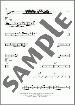 Swing Spring(Miles Davis) 楽譜 その他 ダウンロード