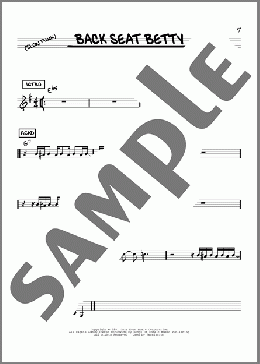 Back Seat Betty(Miles Davis) 楽譜 その他 ダウンロード