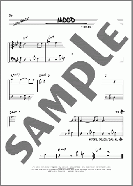 Mood(Miles Davis) 楽譜 その他 ダウンロード