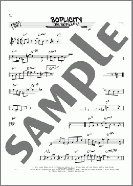 Boplicity (Be Bop Lives)(Miles Davis) 楽譜 その他 ダウンロード