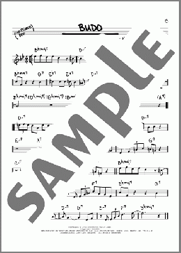 Budo(Miles Davis) 楽譜 その他 ダウンロード