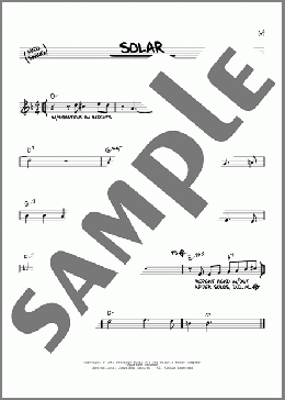 Solar(Miles Davis) 楽譜 その他 ダウンロード