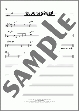 Blue In Green(Miles Davis) 楽譜 その他 ダウンロード