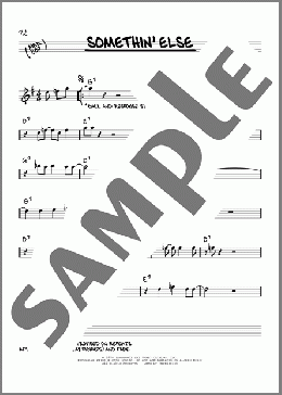 Somethin' Else(Miles Davis) 楽譜 その他 ダウンロード