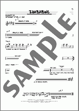 Zimbabwe(Miles Davis) 楽譜 その他 ダウンロード