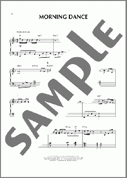Morning Dance (arr. Larry Moore)(Spyro Gyra) 楽譜 ピアノ（ソロ） ダウンロード