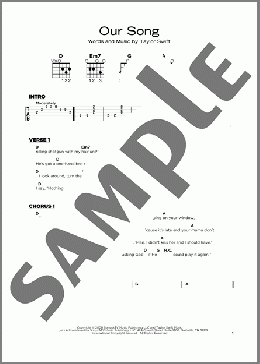 Our Song(Taylor Swift) 楽譜 その他 ダウンロード