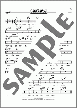 Charade (High Voice)(Henry Mancini) 楽譜 その他 ダウンロード