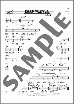 Deep Purple (High Voice)(Nino Tempo & April Stevens) 楽譜 その他 ダウンロード