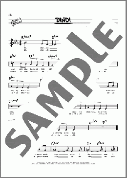 Dindi (High Voice)(Antonio Carlos Jobim) 楽譜 その他 ダウンロード