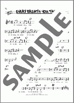 Every Breath You Take (High Voice)(The Police) 楽譜 その他 ダウンロード