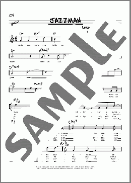 Jazzman (High Voice)(Carole King) 楽譜 その他 ダウンロード