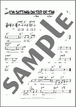 I'm Sitting On Top Of The World (High Voice) (from The Jolson Story)(Joe Young) 楽譜 その他 ダウンロード