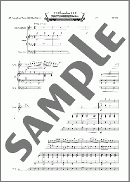 アヴィニョンの橋の上で in Jazz(アルトサックス+ピアノ オプション:コントラバス)(サキソフォックス) 楽譜 アンサンブル（フルスコア＋全パート） 中級 ダウンロード