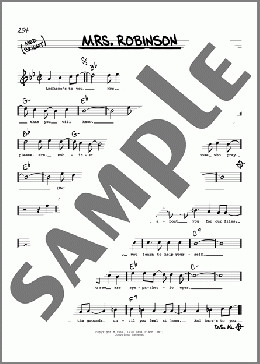 Mrs. Robinson (High Voice) (from The Graduate)(Simon & Garfunkel) 楽譜 その他 ダウンロード
