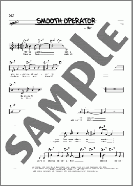 Smooth Operator (High Voice)(Sade) 楽譜 その他 ダウンロード