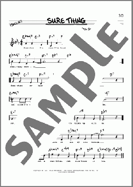 Sure Thing (High Voice)(Jerome Kern/Ira Gershwin) 楽譜 その他 ダウンロード