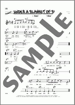 Under A Blanket Of Blue (High Voice)(Marty Symes/Al J. Neiburg/Jerry Livingston) 楽譜 その他 ダウンロード