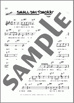 Small Day Tomorrow (High Voice)(Bob Dorough/Fran Landesman/Fran Landesman and Bob Dorough) 楽譜 その他 ダウンロード