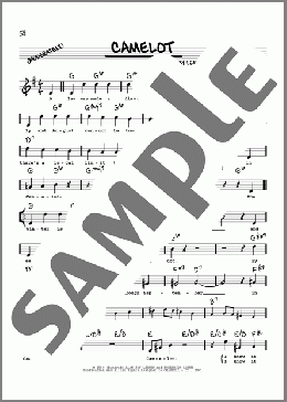Camelot (High Voice)(Lerner & Loewe/Alan Jay Lerner/Frederick Loewe) 楽譜 その他 ダウンロード