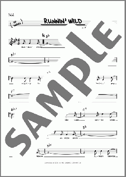 Runnin' Wild (High Voice)(Joe Grey/Leo Woods/A. Harrington Gibbs) 楽譜 その他 ダウンロード