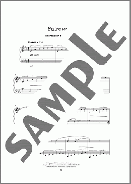 Farewell (from Atonement)(Dario Marianelli) 楽譜 ピアノ（ソロ） ダウンロード