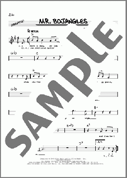 Mr. Bojangles (High Voice)(Sammy Davis Jr.) 楽譜 その他 ダウンロード