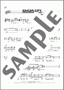 Kansas City (High Voice)(The Beatles/Wilbert Harrison) 楽譜 その他 ダウンロード