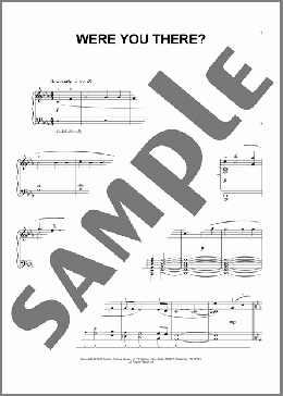 Were You There? (arr. Phillip Keveren)(Traditional Spiritual) 楽譜 ピアノ（ソロ） ダウンロード