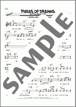 Pieces Of Dreams (Little Boy Lost) (High Voice)(Alan Bergman/Michel LeGrand/Marilyn Bergman) 楽譜 その他 ダウンロード
