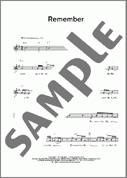 Remember(Craig Smith) 楽譜 その他 ダウンロード
